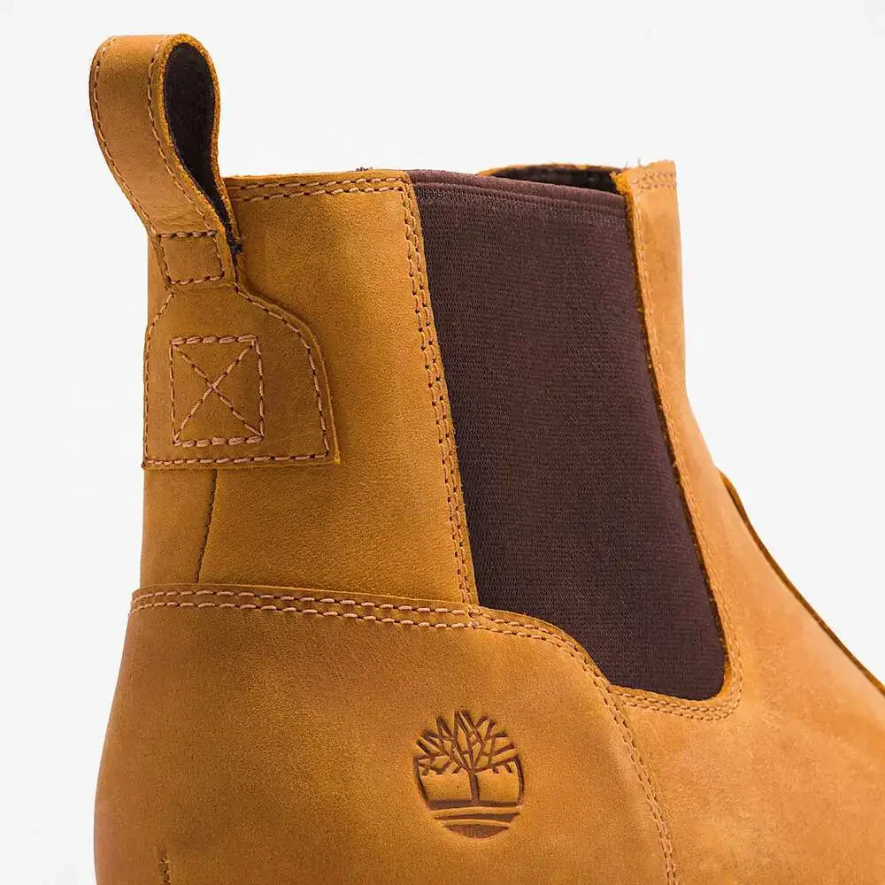 TIMBERLAND MEN'S 10 REDWOOD FALLS MID CHELSEA BOOT WHEAT NIB